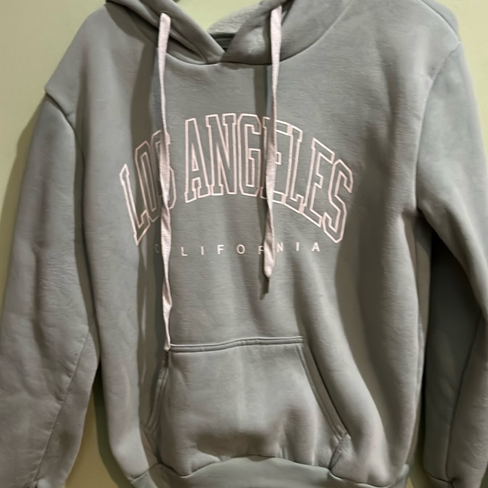sage green medium hoodie